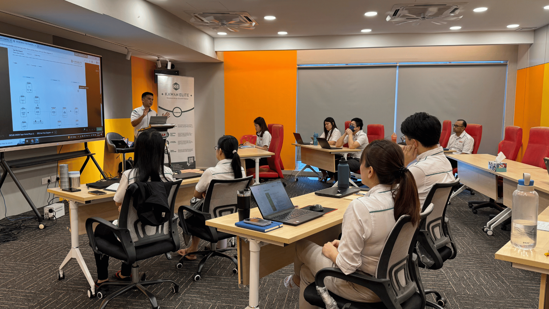 RAKAN team members participating in the first hands-on Team Portal Phase 2 training session at Semenyih HQ. RAKAN team members participating in the first hands-on Team Portal Phase 2 training session at Semenyih HQ.